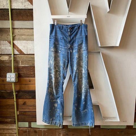 70’s Painted Sailor Flares - 30” x 31”