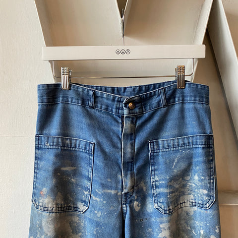 70’s Painted Sailor Flares - 30” x 31”