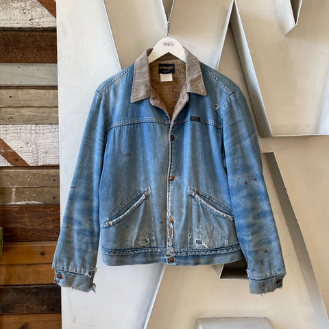 70’s Wrangler Lined Denim Jacket - Medium