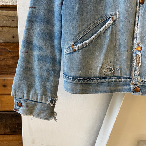 70’s Wrangler Lined Denim Jacket - Medium