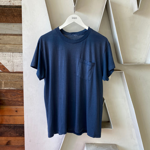 80's Blue Blank - Large