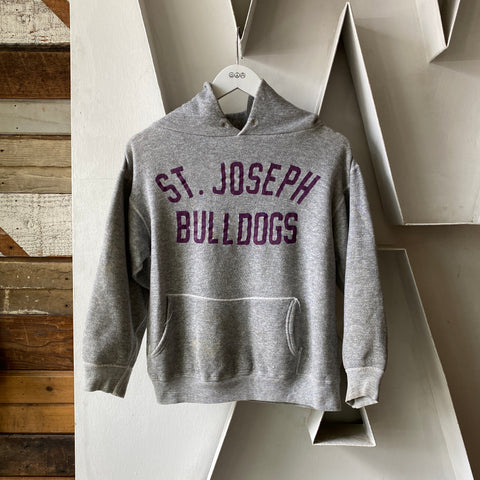 70's St Joseph Bulldogs Hoodie - XS