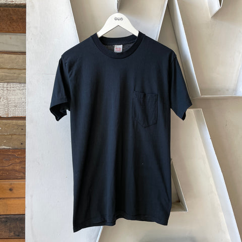 80’s Blank Black Tee - Medium