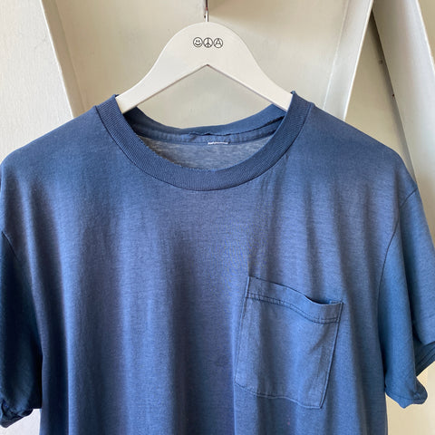 80's Blue Blank - Large
