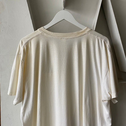 80's Paper Thin White Blank - XL