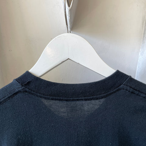 80’s Blank Black Tee - Medium