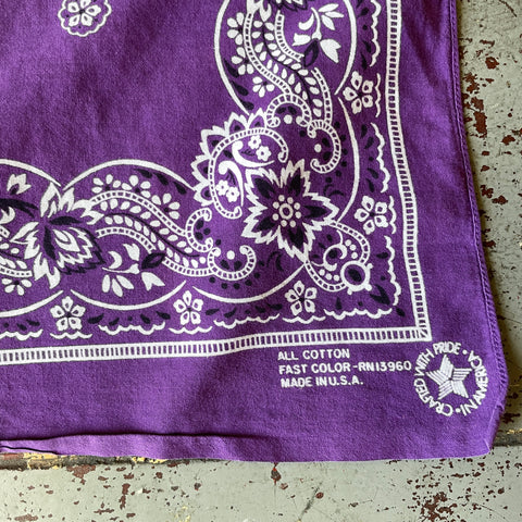 90’s Purple Bandana - OS