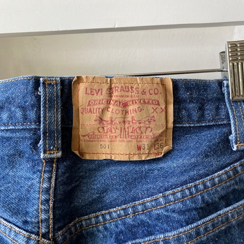 80's Dark Levi's 501 - 29” x 30”