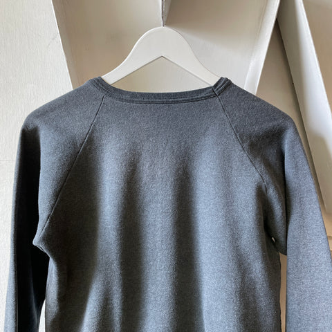 80’s Faded Black Cat Sweatshirt - Small