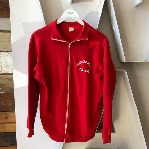 70’s Blue Bar Zip-up Sweat - XL