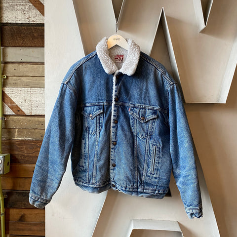 80’s Levi’s Sherpa Denim Jacket - Large