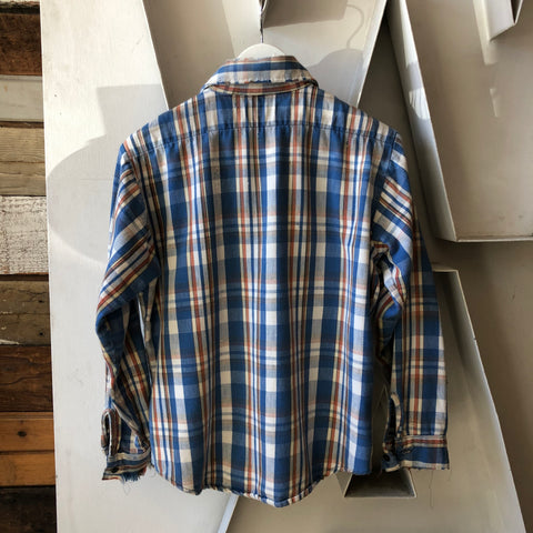 80’s Thrashed Cotton Flannel - Medium