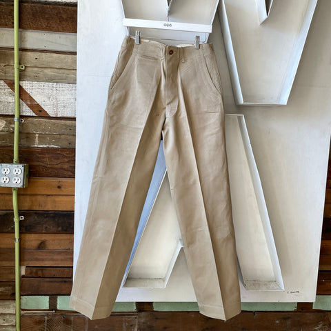 40’s Starched Officer Chinos - 28" x 33"