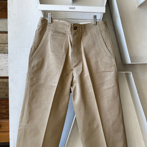 40’s Starched Officer Chinos - 28" x 33"