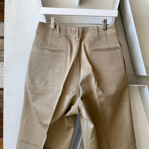 40’s Starched Officer Chinos - 28" x 33"
