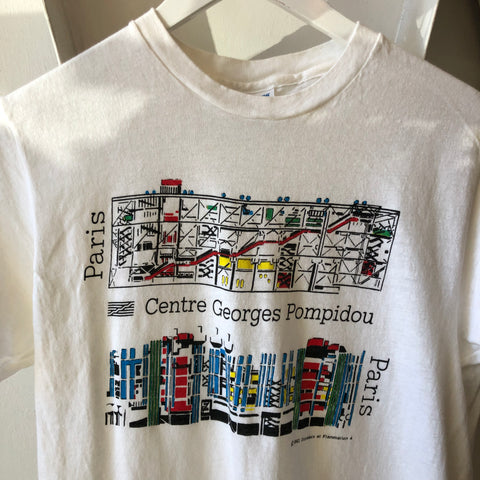 80’s Pompidou Centre Paris Tee - Medium