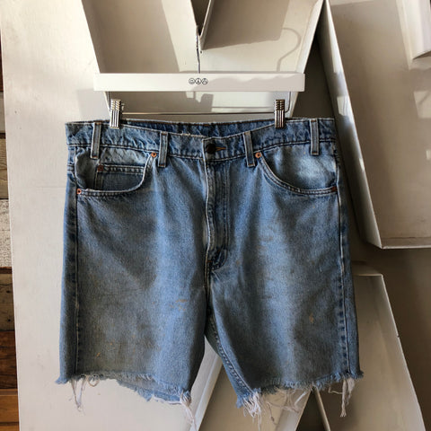 90’s Levi’s 505 Orange Tab Cut-Offs - 36” x 6.5”