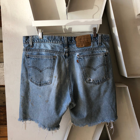 90’s Levi’s 505 Orange Tab Cut-Offs - 36” x 6.5”