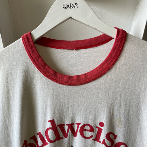 70’s Budweiser Ringer Tee - Large