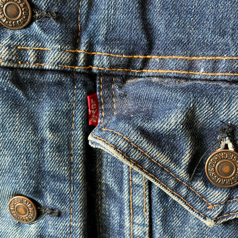 70’s Thrashed Levi’s Type 3 Denim Jacket - Large
