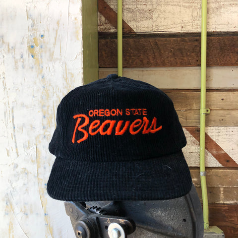 90’s OSU Corduroy Script Trucker - OS