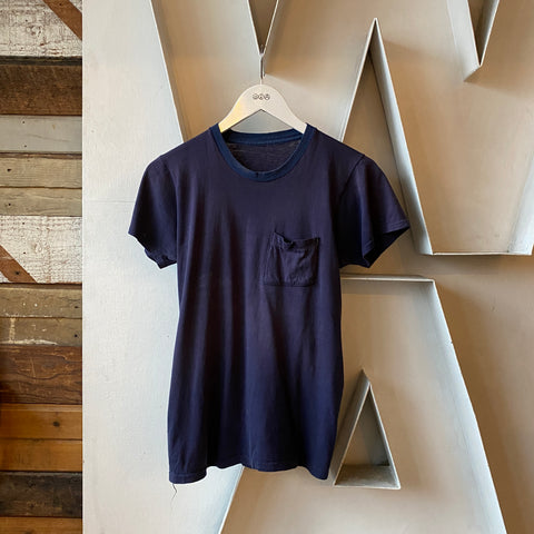 70’s Two Tone Pocket Tee - Small
