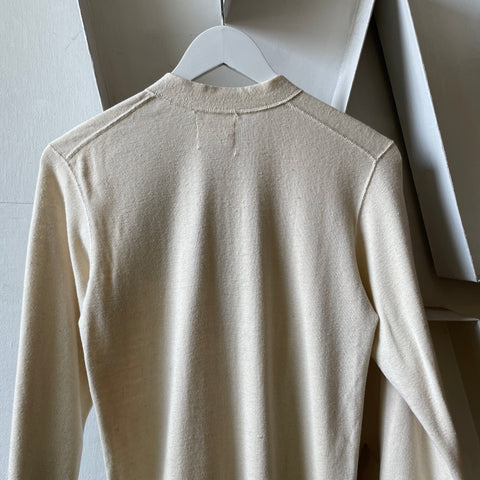 60’s Military Wool Henley - Small
