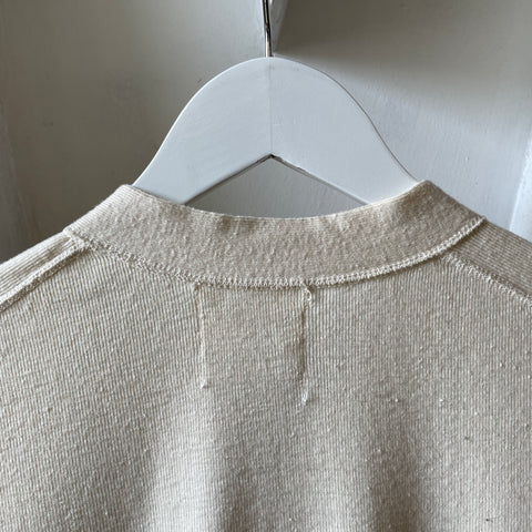 60’s Military Wool Henley - Small