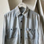70’s Thrashed & Faded Chambray Button Up - Large