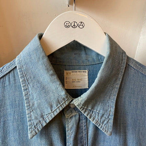 70’s Big Mac Chambray Button up - Medium
