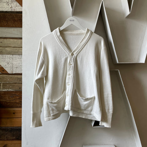 60’s Cotton Cardigan Sweatshirt - Medium