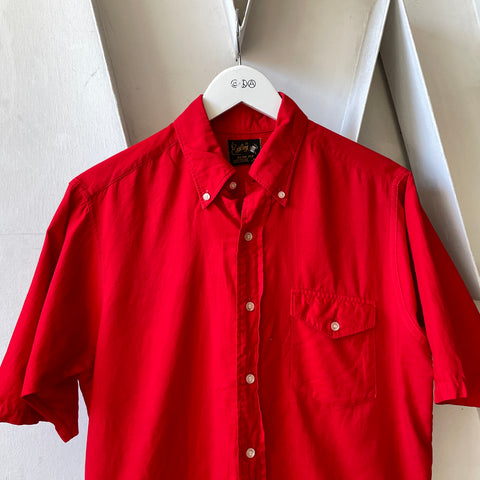 60’s Cropped Bowling Shirt - Medium
