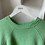 60’s Faded Green Short Sleeve Sweatshirt - Small