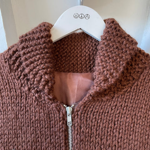 70’s Lined Cowichan - Large