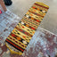 70’s Patterned Runner Rug - 23” x 74”