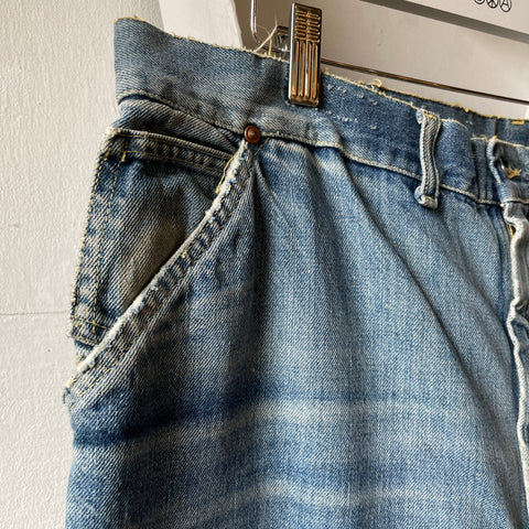 60’s Can’t Bust Em Faded Thrashed Denim - 38” x 28”