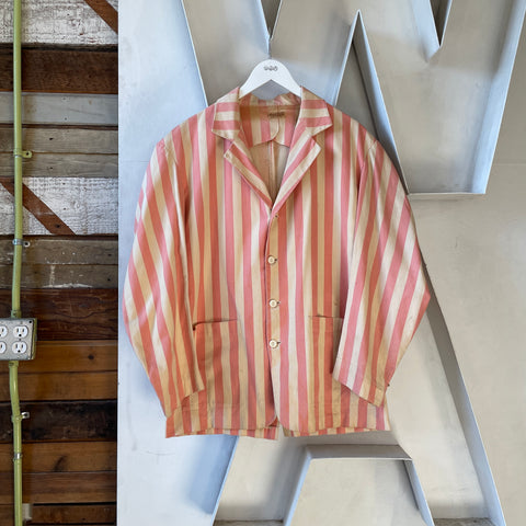 40’s Striped Boardwalk Jacket - Large