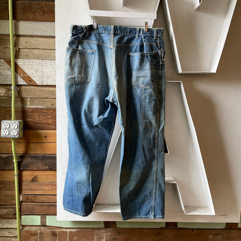 60’s Can’t Bust Em Faded Thrashed Denim - 38” x 28”