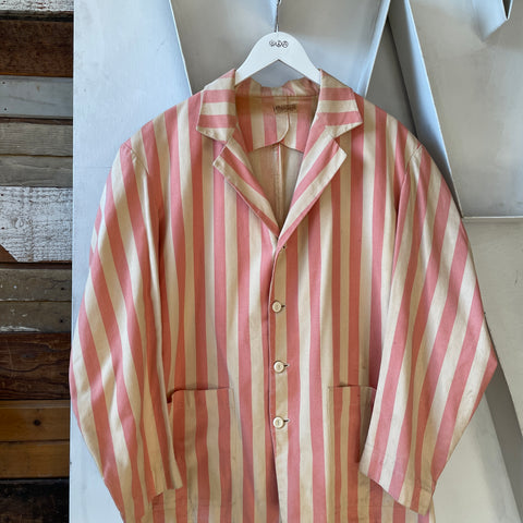 40’s Striped Boardwalk Jacket - Large
