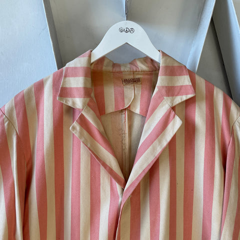 40’s Striped Boardwalk Jacket - Large