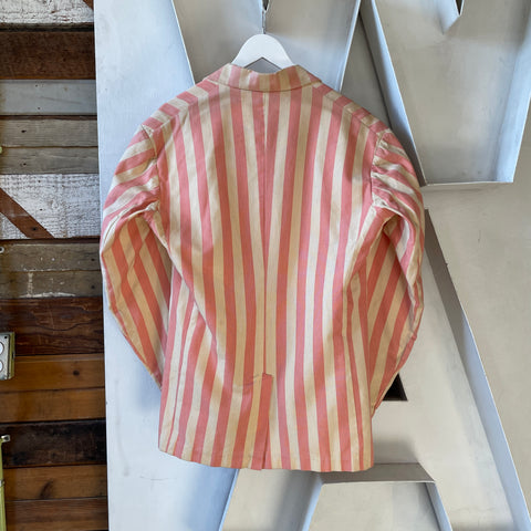 40’s Striped Boardwalk Jacket - Large