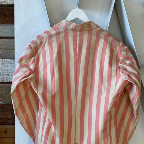 40’s Striped Boardwalk Jacket - Large