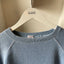 60’s Faded Blue Gusset Crewneck Sweatshirt - Medium