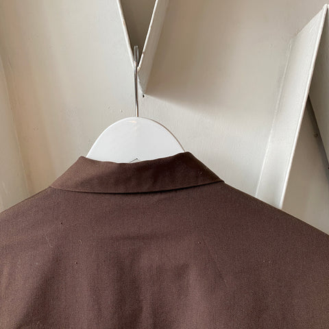 60's Brown Work Jacket - Large