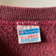 70’s Champion Flock Print Union College Crewneck Sweatshirt - Medium