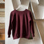70’s Champion Flock Print Union College Crewneck Sweatshirt - Medium