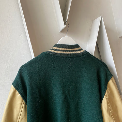 60's Running Man Varsity Jacket - Large