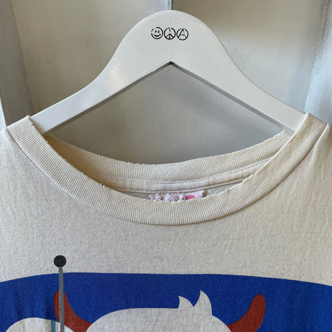 90’s Night On The Net Cow Tee - Medium