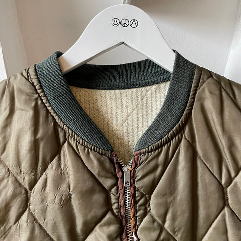60’s Quilted Hunting Vest - Small