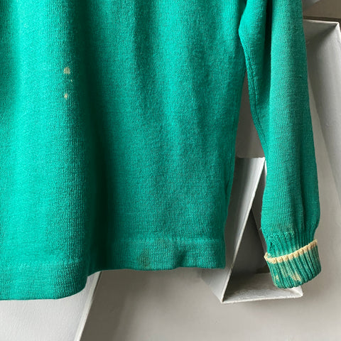 60’s Collegiate Cardigan Sweater - Medium
